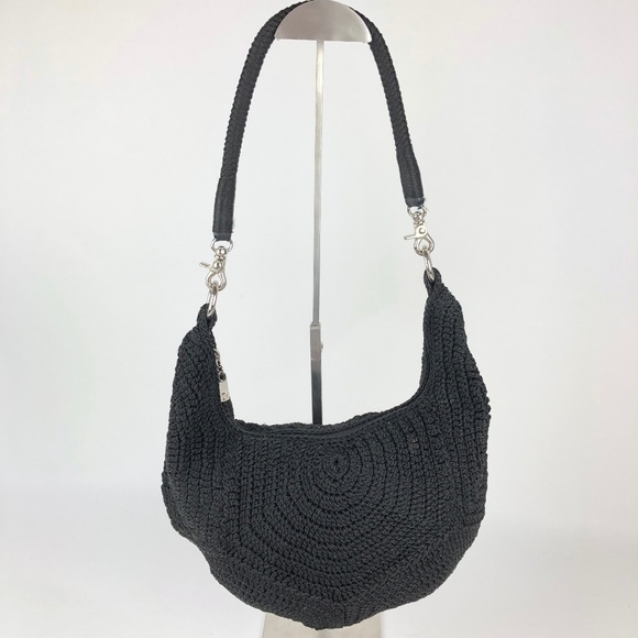 NEW THE SAK Crochet Shoulder Handbag Hobo Ryder - Picture 1 of 6